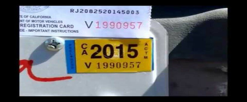 Vehicle registration information